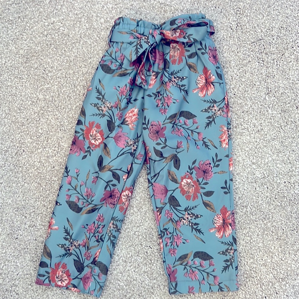 Toddler flower pants